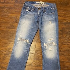 Abercrombie and Fitch Distressed Jeans